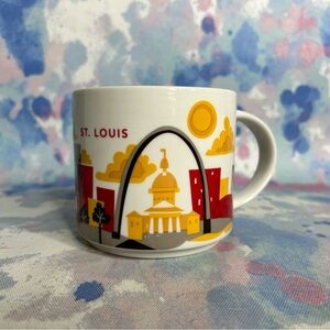 St Louis Starbucks Coffee You Are Here Collection Missouri Arch Mug Cup 14 oz